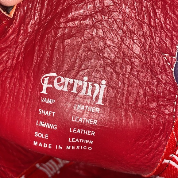 Ferrini all leather cowboy boots - Picture 11 of 13